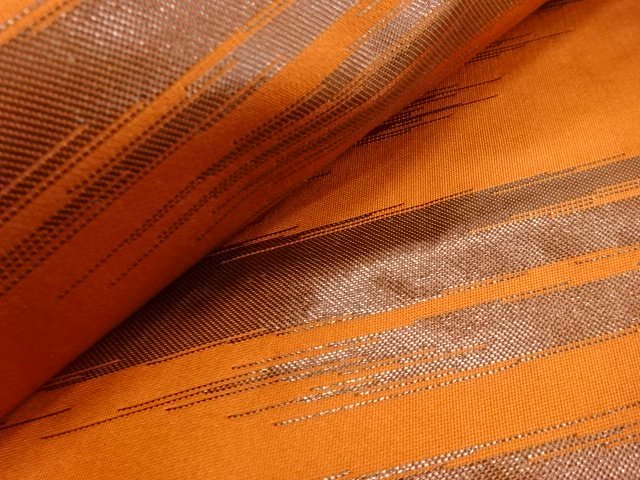  霞模様織り出し　名古屋帯